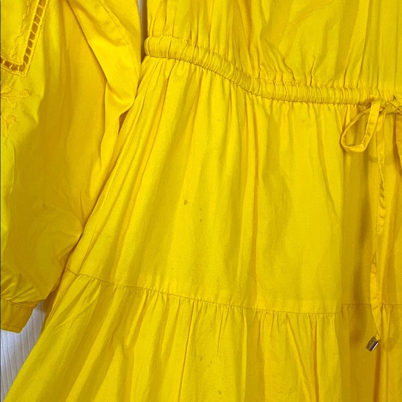 chinese dress ladies Bright Yellow Long Sleeves Mermaid Prom Dress main image 0